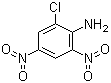 6-氯-2,4-二硝基苯胺分子结构 (CAS 3531-19-9)