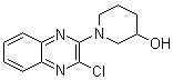 1-(3-Chloro-2-quinoxalinyl)-3-piperidinol molecular structure (CAS 353257-75-7)