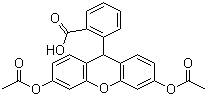 Dihydrofluorescein diacetate molecular structure (CAS 35340-49-9)