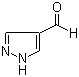 structure of CAS# 35344-95-7, 1H-Pyrazole-4-carboxaldehyde