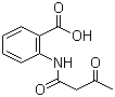 structure of CAS# 35354-86-0, N-(Acetoacetyl)anthranilic acid