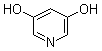 3,5-吡啶二醇分子结构 (CAS 3543-02-0)