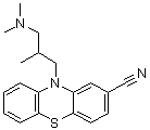Cyamemazine molecular structure (CAS 3546-03-0)