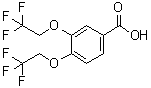 CAS # 35480-54-7, 3,4-Bis(2,2,2-trifluoroethoxy)benzoic acid