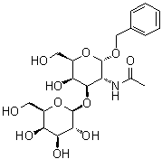 structure of CAS# 3554-96-9, Benzyl 2-acetamido-2-deoxy-3-O-beta-D-galactopyranosylgalactopyranoside