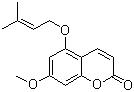 CAS 登录号：35590-41-1, 7-甲氧基-5-异戊烯基氧基香豆素