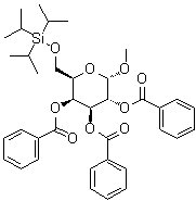 CAS # 356060-82-7, Methyl 6-O-[tris(1-methylethyl)silyl]-alpha-D-galactopyranoside tribenzoate