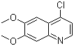 structure of CAS# 35654-56-9, 6,7-Dimethoxy-4-chloroquinoline