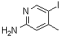 5-Iodo-4-methyl-2-pyridinamine molecular structure (CAS 356561-08-5)