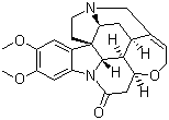 structure of CAS# 357-57-3, 番木鳖碱