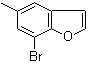 7-溴-5-甲基苯并呋喃分子结构 (CAS 35700-48-2)
