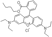 CAS 登录号：3571-37-7, 丁基玫瑰红 B, 丁基罗丹明 B
