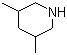structure of CAS# 35794-11-7, 3,5-Dimethylpiperidine