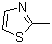 2-Methylthiazole molecular structure (CAS 3581-87-1)