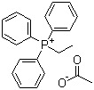 Ethyltriphenylphosphonium acetate molecular structure (CAS 35835-94-0)