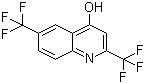 structure of CAS# 35877-04-4, 2,6-二(三氟甲基)喹啉-4-醇