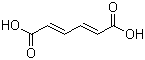 structure of CAS# 3588-17-8, trans,trans-Muconic acid