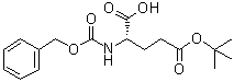 N-[苄氧羰基]谷氨酸 5-叔丁酯分子结构 (CAS 3588-59-8)