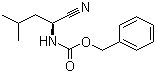 N-苄氧羰基-L-亮氨腈分子结构 (CAS 3589-42-2)