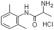 structure of CAS# 35891-93-1, Tocainide hydrochloride