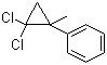 structure of CAS# 3591-42-2, 2,2-二氯-1-甲基环丙基苯