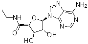 structure of CAS# 35920-39-9, 5'-N-乙基氨基甲酰基腺苷