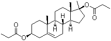 美雄醇二丙酸酯分子结构 (CAS 3593-85-9)