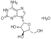 structure of CAS# 359436-55-8, 1,2-Dihydro-2-oxoadenosine hydrate