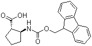 structure of CAS# 359586-64-4, Fmoc-(1S,2S)-2-Aminocyclopentanecarboxylic acid