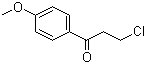 structure of CAS# 35999-20-3, 3-Chloro-1-(4-methoxyphenyl)propan-1-one