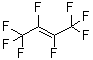 structure of CAS# 360-89-4, Octafluoro-2-butene