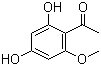 structure of CAS# 3602-54-8, 2',4'-Dihydroxy-6'-methoxyacetophenone