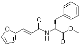 N-反式-(2-呋喃基)丙烯酰基-L-苯丙氨酸甲酯分子结构 (CAS 36020-63-0)