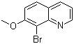8-Bromo-7-methoxyquinoline molecular structure (CAS 36023-06-0)