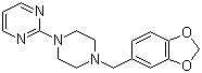 structure of CAS# 3605-01-4, Piribedil