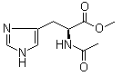 N-Acetyl-L-histidine methyl ester molecular structure (CAS 36097-48-0)