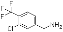 structure of CAS# 361393-93-3, 3-氯-4-(三氟甲基)苄胺