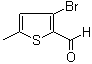 structure of CAS# 36155-82-5, 3-溴-5-甲基-2-噻吩甲醛