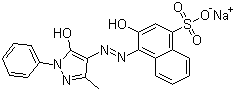 structure of CAS# 3618-63-1, Mordant Red 7