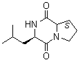 (3R,8aS)-六氢-3-异丁基吡咯并[1,2-a]吡嗪-1,4-二酮分子结构 (CAS 36238-67-2)