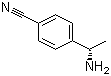 (S)-(-)-1-(4-氰基苯基)乙胺分子结构 (CAS 36244-70-9)