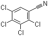 structure of CAS# 36245-95-1, 2,3,4,5-四氯苯甲腈