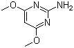 2-氨基-4,6-二甲氧基嘧啶分子结构 (CAS 36315-01-2)