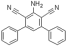 5'-氨基[1,1':3',1''-三联苯]-4',6'-二甲腈分子结构 (CAS 36337-28-7)