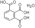 1,2,3-连苯三甲酸水合物分子结构 (CAS 36362-97-7)