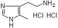 structure of CAS# 36376-47-3, 2-(5-甲基-4-咪唑基)乙胺二盐酸盐