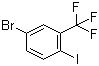 structure of CAS# 364-12-5, 5-Bromo-2-iodobenzotrifluoride