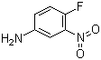 structure of CAS# 364-76-1, 4-Fluoro-3-nitroaniline