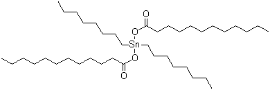 structure of CAS# 3648-18-8, 二月桂酸二正辛基锡
