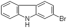 2-溴咔唑分子结构 (CAS 3652-90-2)